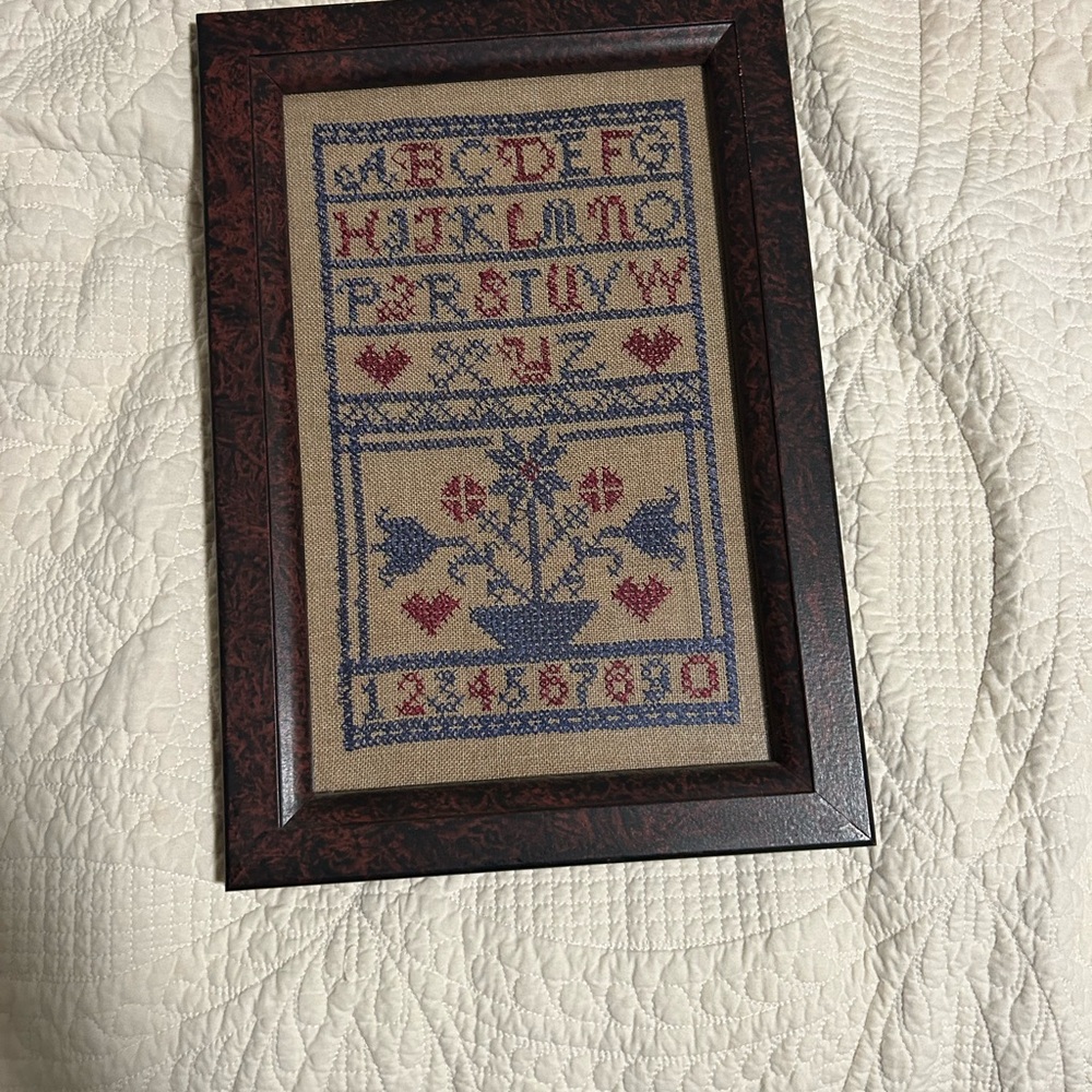 Sullins House  Cross-Stitch Alphabet Art